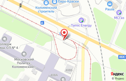 Продовольственный киоск в Коломне на карте