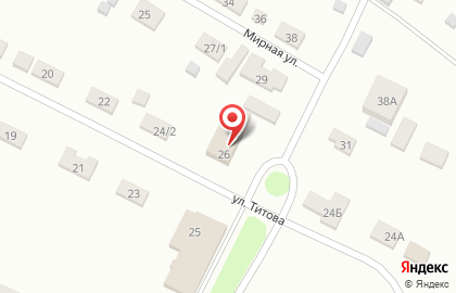 Чкаловское на улице Титова на карте
