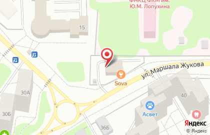 Банкомат МКБ на улице Маршала Бирюзова, 17 в Одинцово на карте