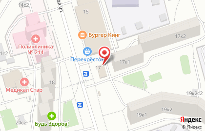 Сеть шаурменных Донеретто в Южном Орехово-Борисово на карте