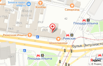 Суши WOK на улице Сергия Радонежского на карте