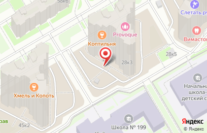 Винджет на карте