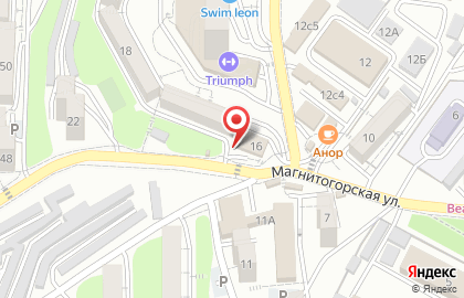 Банкомат СберБанк на Магнитогорской улице на карте