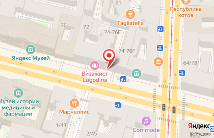 Театральная касса Билетер на Невском проспекте на карте