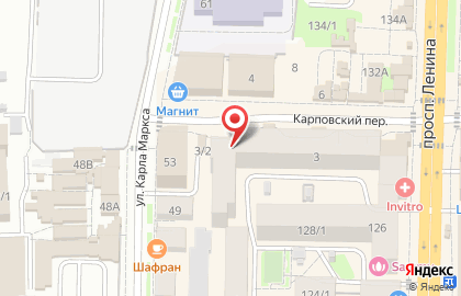 Кафе восточной кухни в Карповском переулке на карте