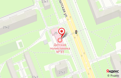 Городская поликлиника №44 на Будапештской улице на карте