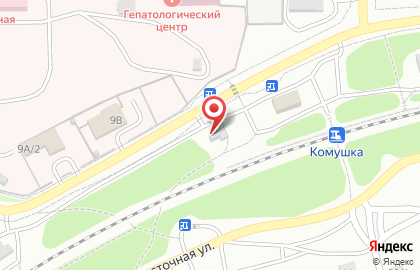 Шиномонтажная мастерская на Дальневосточной улице на карте