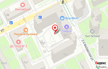 Страховая компания Ингосстрах на метро Филёвский парк на карте