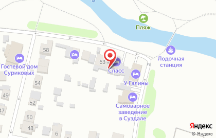 На Покровской в Суздале на карте