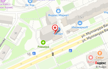 ЗАО Банкомат, АКБ Банк Город на улице Мулланура Вахитова на карте
