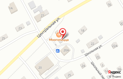 Магазин Фермер на Центральной улице на карте