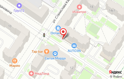 Универсальная мастерская на улице Станислава Карнацевича на карте