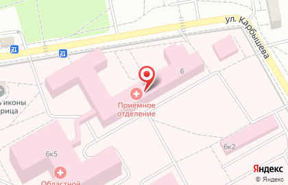 Московский областной онкологический диспансер в Балашихе на карте
