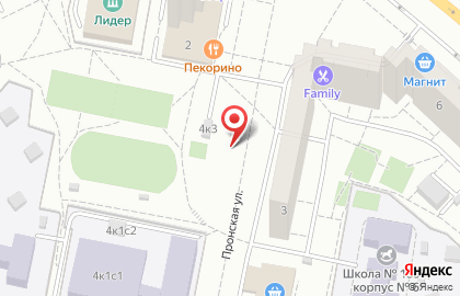 Киоск печатной продукции АМО-Пресс на Пронской улице на карте