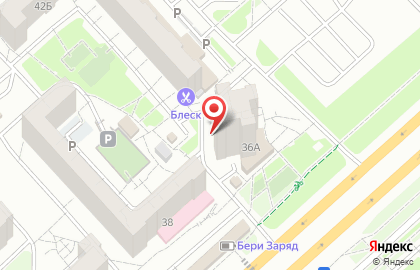 Салон-парикмахерская Весна в Советском районе на карте