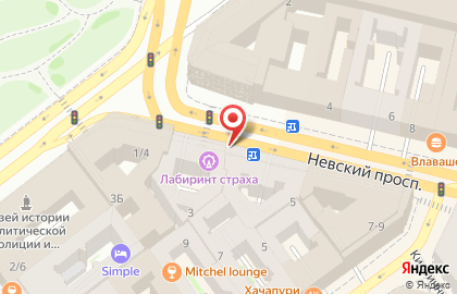 Интерактивно-развлекательный аттракцион Smile Park на Невском проспекте на карте
