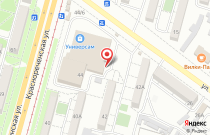 Магазин товаров для активного отдыха Мир приключений на Краснореченской улице на карте