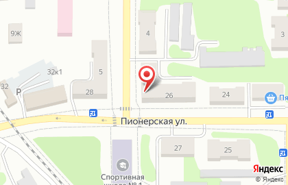 Иван на Пионерской улице на карте