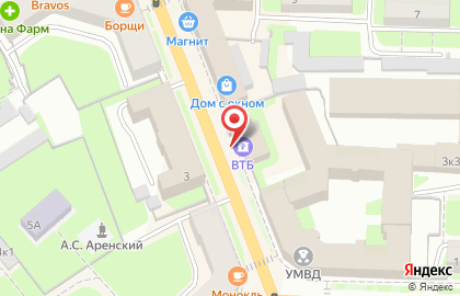 Банк ВТБ в Великом Новгороде на карте