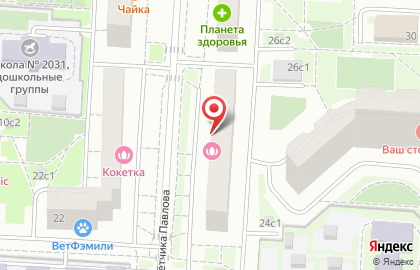 Детский клуб Жирафик на улице Татьяны Макаровой на карте