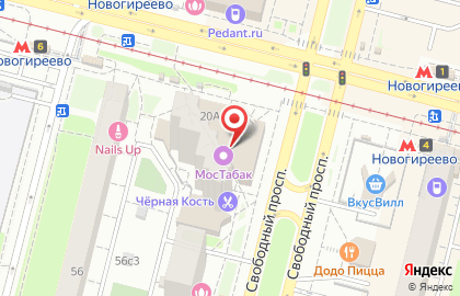 Атака в Новогиреево на карте