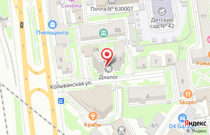 Средняя общеобразовательная школа с углубленным изучением английского языка Диалог на карте