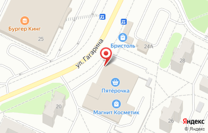 Салон Магия цветов на улице Гагарина на карте