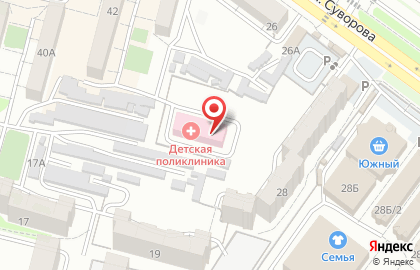 Больница в Хабаровске на карте