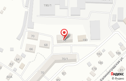 Автокласс на Калининградской улице на карте