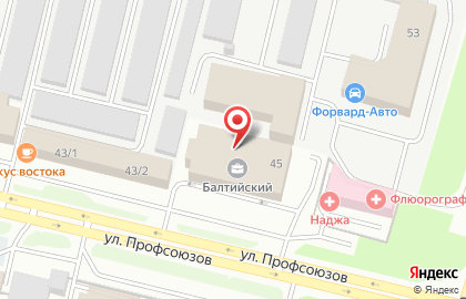 Liberty на улице Профсоюзов на карте