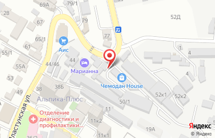 Шинный центр в Сочи на карте