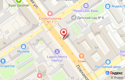 ДОН на Плехановской улице на карте
