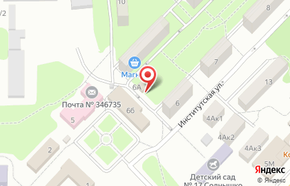 Продуктовый магазин в Ростове-на-Дону на карте