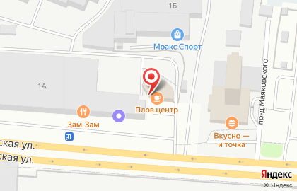 Кафе быстрого питания в Москве на карте