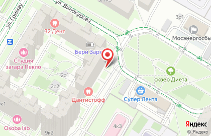 Коворкинг-центр НКО на метро Академическая на карте
