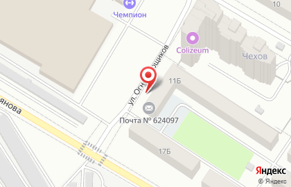Почта Банк в Екатеринбурге на карте