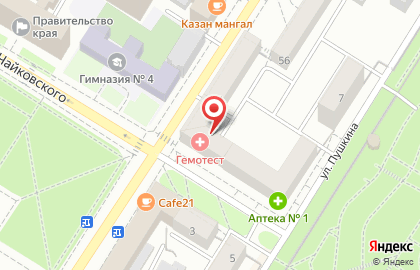 OASIS на улице Чайковского на карте