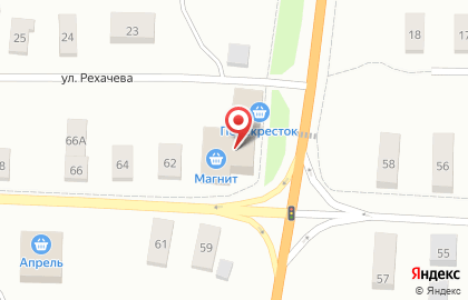 Супермаркет Магнит на улице ​Горончаровского на карте