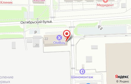 Суши-бар Япоша на Октябрьском бульваре на карте