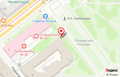 Пункт отбора на военную службу по контракту по г. Санкт-Петербургу на карте