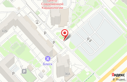 Автостоянка в Красноярске на карте