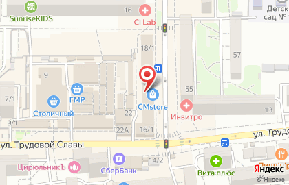 Оператор сотовой связи Tele2 на улице Игнатова на карте