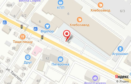 Автомойка в Краснодаре на карте