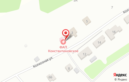 Константиновский фельдшерско-акушерский пункт на карте