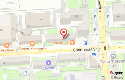 Строительная компания Липецкая ипотечная корпорация на Советской улице на карте