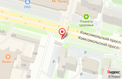 Мясная лавка на Комсомольском проспекте на карте