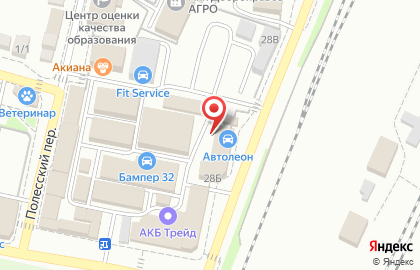 Магазин автомасел в Брянске на карте