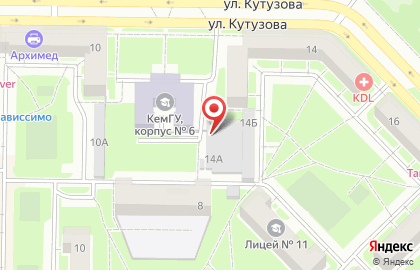 Контекст в Центральном районе на карте