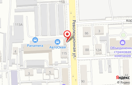 Киоск фастфудной продукции на Революционной улице на карте