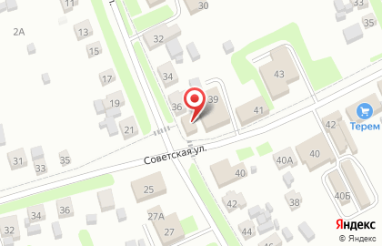 Магазин у дома Бристоль на Советской улице на карте